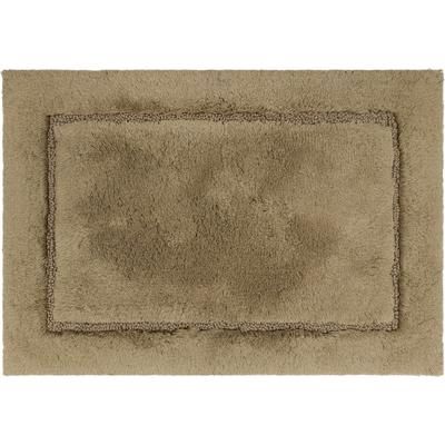 Wide Width Regency Bath Rug by Mohawk Home in Taupe (Size 17" W 24" L)