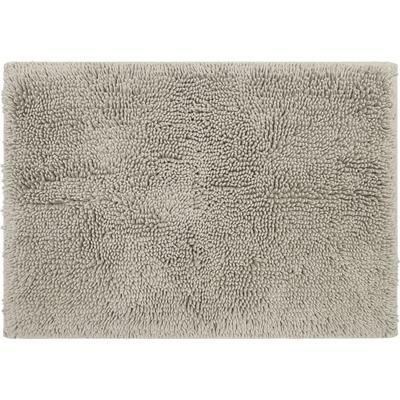 Wide Width Classic Cotton Ii Bath Rug by Mohawk Home in Silver (Size 21" W 34" L)