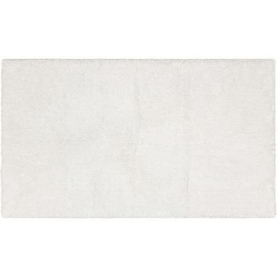Wide Width Classic Cotton Ii Bath Rug by Mohawk Home in White (Size 27" W 45" L)