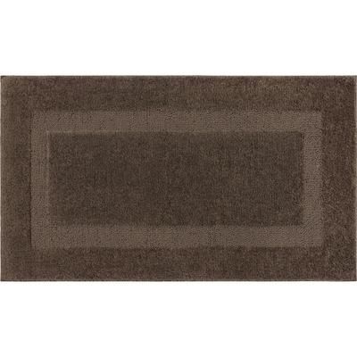 Wide Width Prestige Bath Rug by Mohawk Home in Walnut (Size 17" W 24" L)