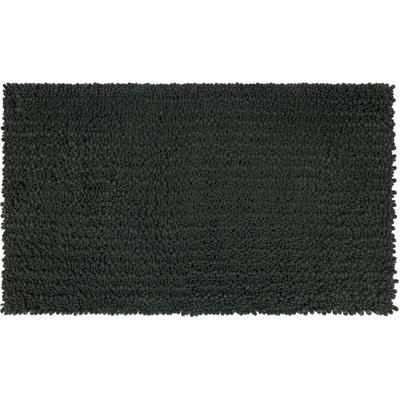 Wide Width Metaphor Bath Rug by Mohawk Home in Charcoal (Size 27" W 45" L)