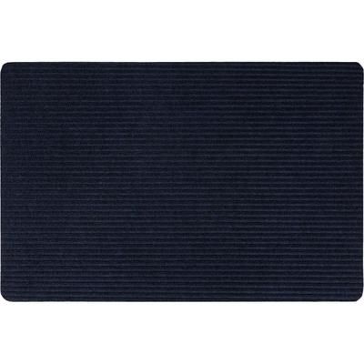 Ribbed Utility Mat Door Mat by Mohawk Home in Indigo (Size 2 RUG SET)