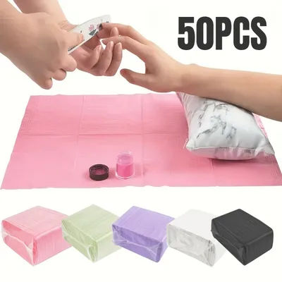 50PCS Tattoo Table Cover Cleaning Pad Disposable Bed Sheet Cloth Waterproof Stain Resistant Tablecloth Pad Nail Makeup Tool
