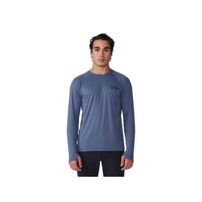 Mountain Hardwear Crater Lake Long Sleeve Crew Top - Men's Blue Slate Small 1982421450-S