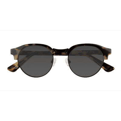 Unisex s browline Tortoise Black Acetate,Metal Prescription sunglasses - Eyebuydirect s Tommie