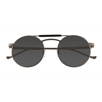 Unisex s aviator Black Gunmetal Metal Prescription sunglasses - Eyebuydirect s Neve