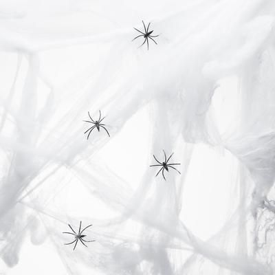 Toile d'araignée déco, blanc, 125 g
