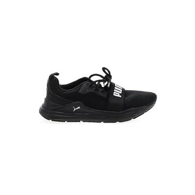 Puma Sneakers: Black Shoes - Kids Girl's Size 4 1/2