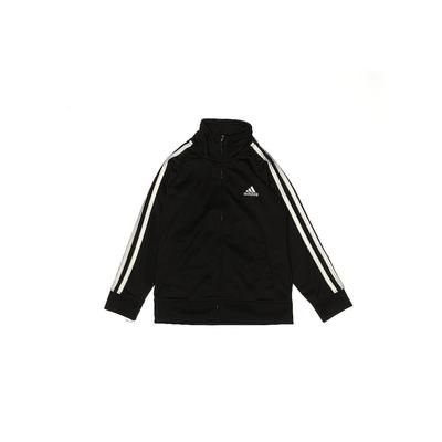 Adidas Track Jacket: Black Jackets & Outerwear - Kids Girl's Size 5