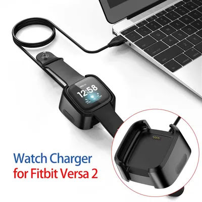 Support de câble de charge USB pour Fitbit Versa 2 chargeur S6 remplacement Smartwatch pas pour