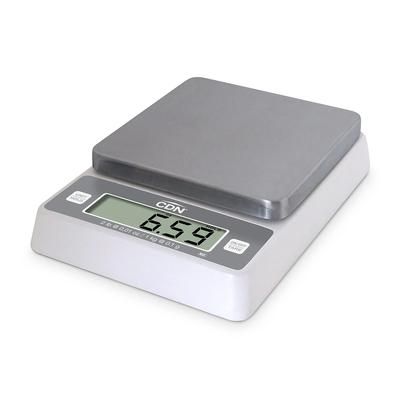 CDN SD0204 2 1/5 lb Digital Precision Scale w/ Removable Platform - 5 7/25 x 5 7/25, White, 100/240 V