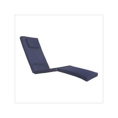 All Things Cedar Blue Steamer Chair Cushion