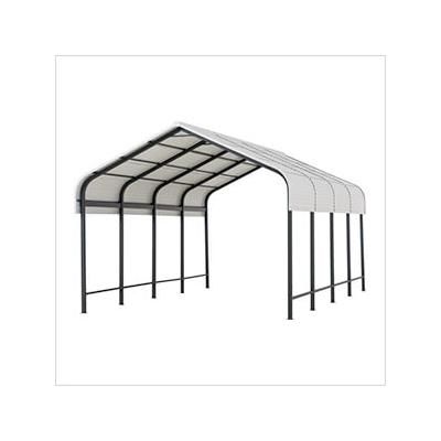 Sunjoy Group 12 x 20 Heavy Duty Metal Carport with Ceiling Hook