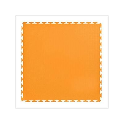 Lock-Tile 7mm Orange PVC Smooth Tile (30 Pack)