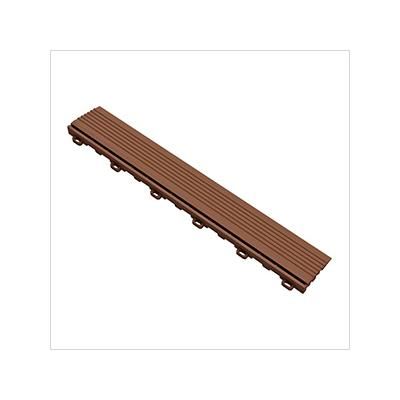Swisstrax Pro Chocolate Brown Garage Floor Looped Edge (10-Pack)