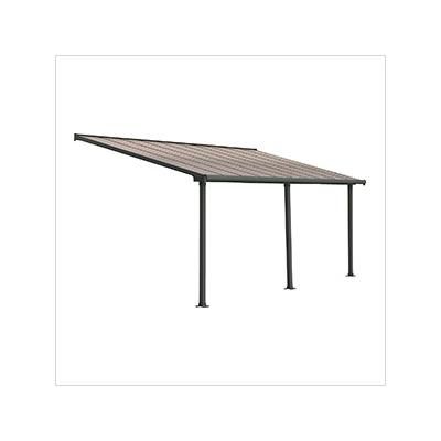 Palram-Canopia Olympia 10' X 20' Patio Cover (Grey / Bronze)