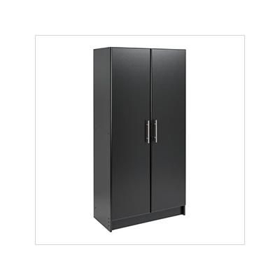 Prepac Elite 32" Black Storage Cabinet
