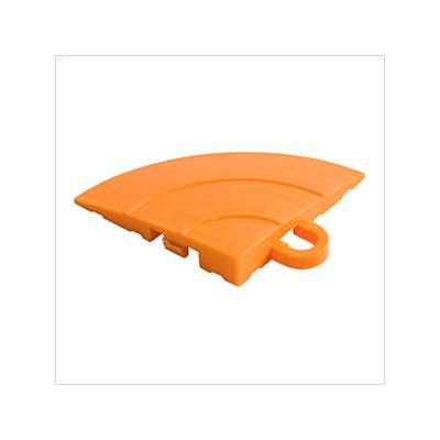 Swisstrax Diamondtrax Home Tropical Orange Garage Floor Tile Corner (Pack of 4)
