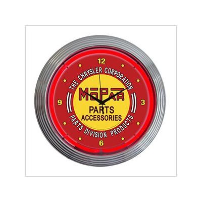 Neonetics 15-Inch Mopar Red Vintage Neon Clock