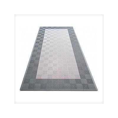 Swisstrax Ribtrax Pro One Car Garage Floor Tile Mat (Slate Grey / Pearl Silver / Jet Black)