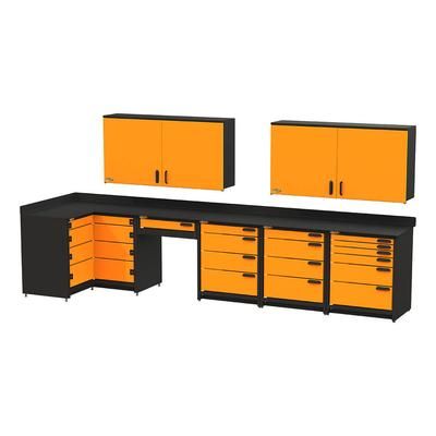Swivel Storage Solutions 7-Piece Corner Garage Storage System