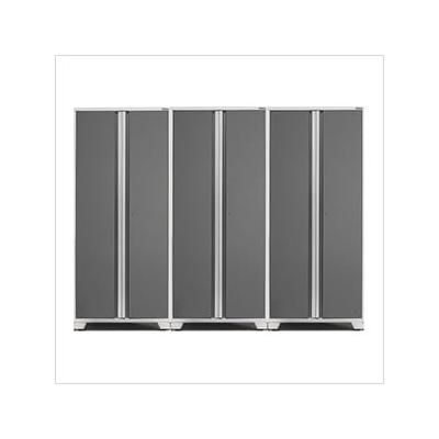 NewAge Garage Cabinets 3 x PRO Series Platinum Multi-Use Lockers