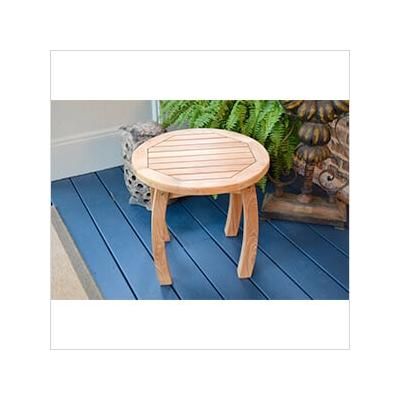 Tortuga Outdoor Jakarta Teak 20" Round Side Table