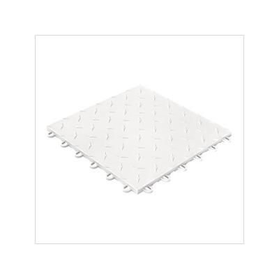 Swisstrax Diamondtrax Home 1ft x 1ft Arctic White Garage Floor Tile (Pack of 50)