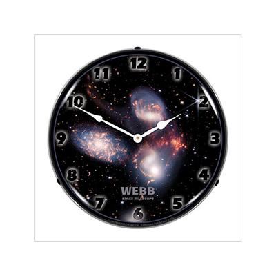 Collectable Sign and Clock Stephans Quintet Patent Blueprint Backlit Wall Clock