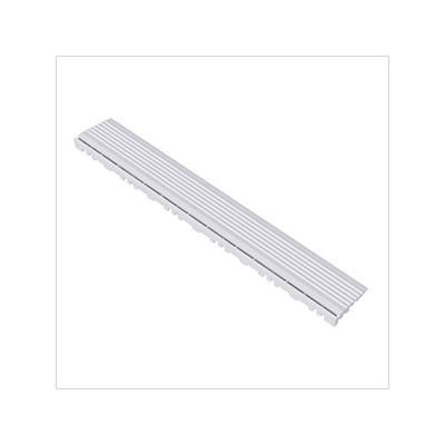 Swisstrax Pro Arctic White Garage Floor Pegged Edge (10-Pack)