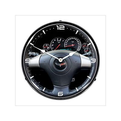 Collectable Sign and Clock C6 Corvette Dash Backlit Wall Clock