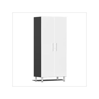 Ulti-MATE Garage Cabinets 2-Door Tall Garage Cabinet in Starfire White Metallic