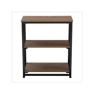 Sunjoy Group 24-Inch Folding Bookcase with 3-Tier Shelves