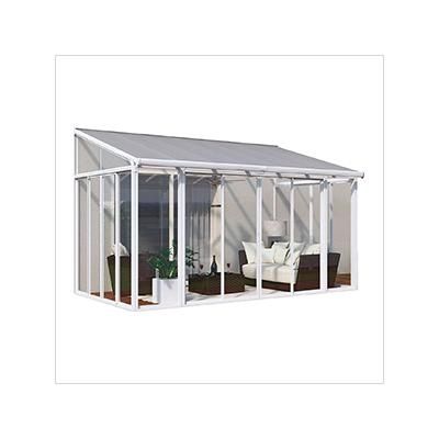 Palram-Canopia SanRemo 10' x 14' Patio Enclosure with Screen Doors (White)