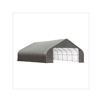 ShelterLogic 28x24x16 ShelterCoat Peak Style Shelter (Gray Cover)