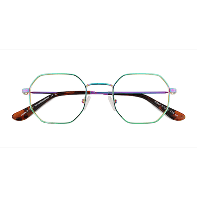 Unisex s geometric Multicolor Metal Prescription eyeglasses - Eyebuydirect s Soar