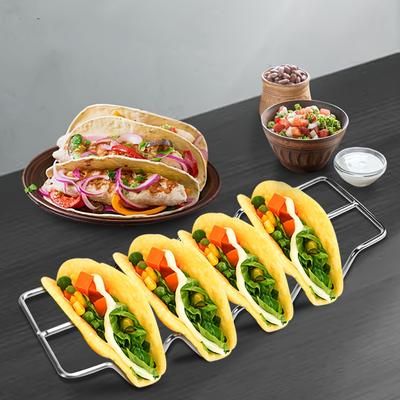 TEMU Mexican V-shaped Tower Crispy Creative Cutlery Potato Chips Tortilla Corn Cake Holder Styling Clip For Restaurant Eid Al-adha Mubarak