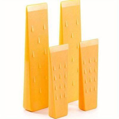 TEMU 4-piece Tree Felling Wedges Set: 8 & 5.5 Wedges For Safe Chainsaw Cutting - Supplies & Cold Tool Accessory