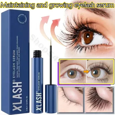 Small Blue Tube Eyelash Essence Nourishing and Nourishing Eyelash Care Solution 3ml To Maintain Thick Eyelashes