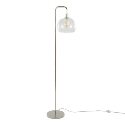 Metro 61" Metal Floor Lamp by Lumisource in Polished Nickel Clear