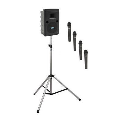 Anchor Audio Liberty System 4 with Four Handheld Wireless Microphones and Stand 712400