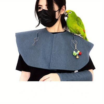 TEMU Parrot Anti-scratch Shoulder Bird Anklet Toys, Multi-functional Bird Diaper Flight Suits Pee Pads Diaper Poop Shawl For Small Medium Cockatiel Parakeet Macaw Lovebirds
