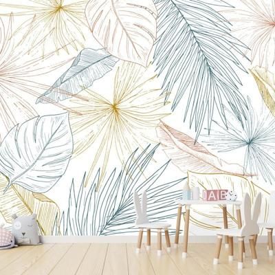 Carta da parati panoramica - Lämnar Färg - 7 strisce : 336 x 270 cm