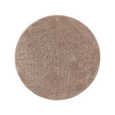 Tappeto a pelo lungo rotondo beige ø 160 rotondo