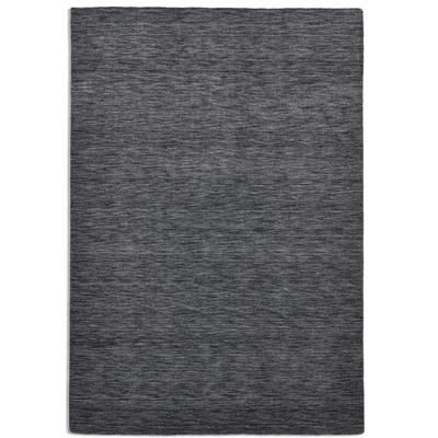 Tappeto tessuto a mano in lana vergine - grigio scuro - 190x290 cm