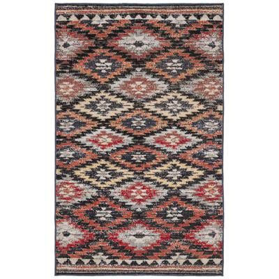 Tappeto Marrone/Multicolore 122 X 183 cm