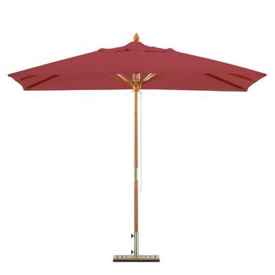 Tessuto di ricambio per ombrellone quadrato rosso 300 cm