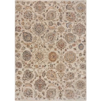 Tappeto vintage beige/terracotta 133x190 cm