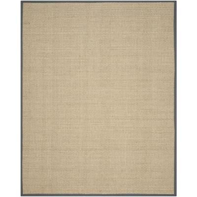 Tappeto Erba marina Naturale/Grigio scuro 244 X 305 cm