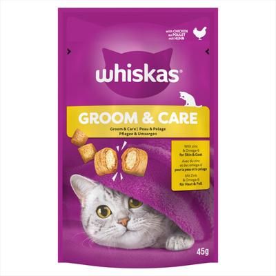 45g Whiskas Groom & Care Chicken Cat Treats